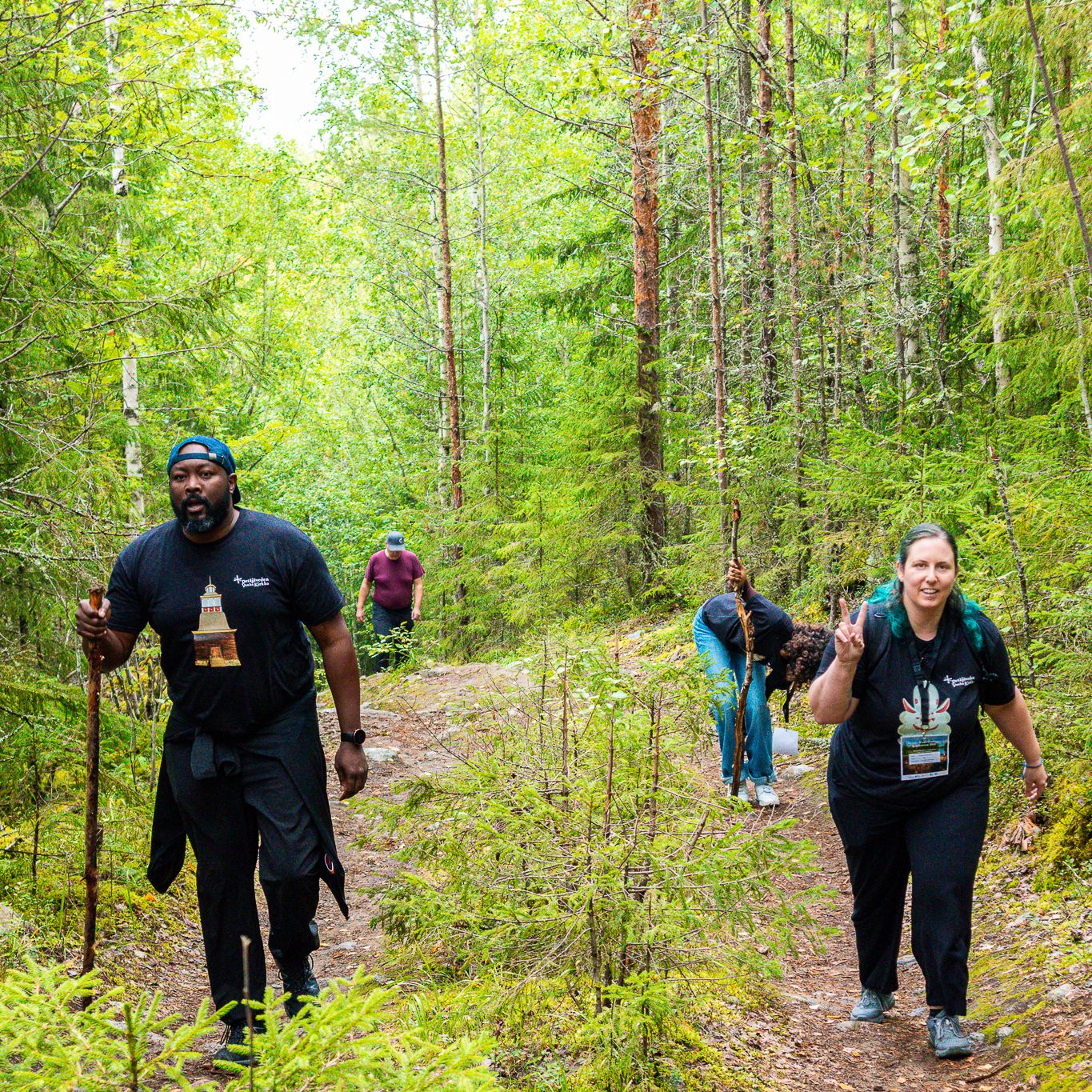 Jamkin opiskelijat Oravivuoren retkellä 2024