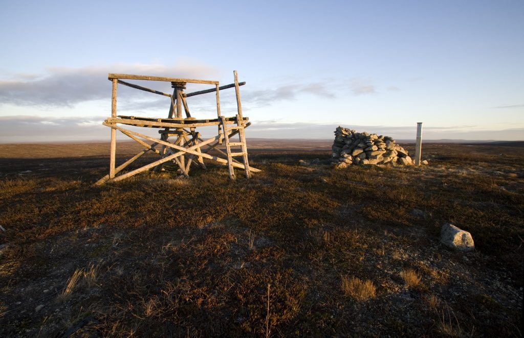 Stuorrahanoaivin piste kesalla 1